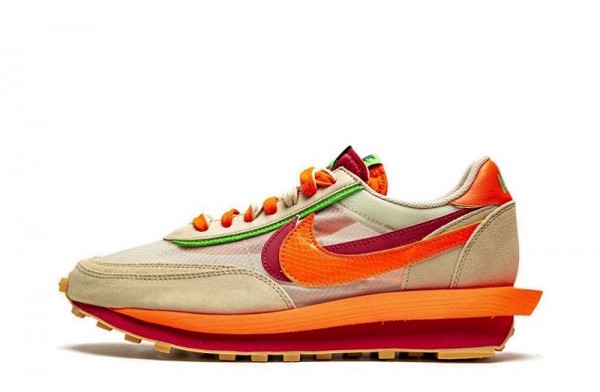 Clot x Sacai x Nike LDWaffle _Orange Blaze_ Reps - snkrsrep_org _