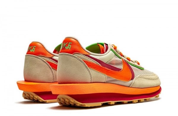 Clot x Sacai x Nike LDWaffle _Orange Blaze_ Reps - snkrsrep_org _